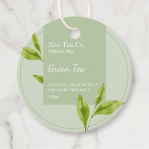 Groene Thee Kruidenthee Zakelijk Label