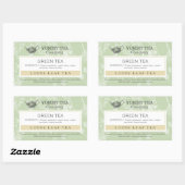 Groene Thee - Losse Leaf Thee Label Sticker (Vel)