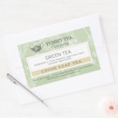 Groene Thee - Losse Leaf Thee Label Sticker (Envelop)