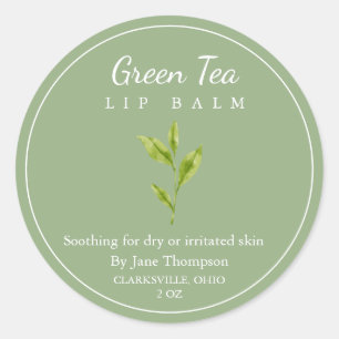 Groene thee Salve / balsem Label