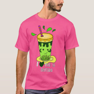 Groene thee waar ik van hou, zo Matcha T-shirt