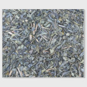 Groene theebladeren textuur inpakpapier (Vlak)