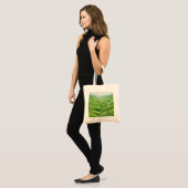 Groene Theeplantage Landschap Tote Bag (Voorkant (model))