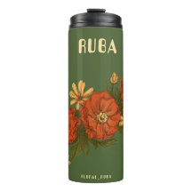 Groene thermische tumbler