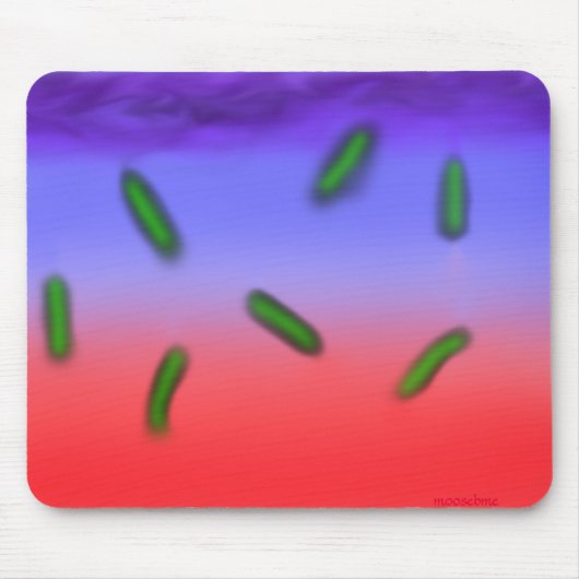 Groene thermo-bacterie muismat (Voorkant)