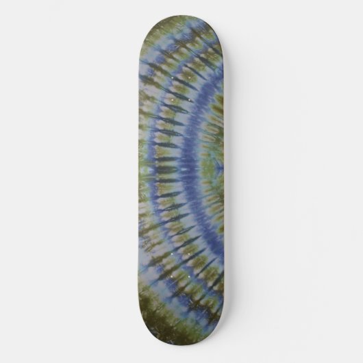 Groene Tie Dye Skateboard (Voorkant)