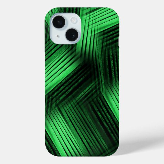 Groene tijdrovende Abstracte Case-Mate iPhone Case (Achterkant)