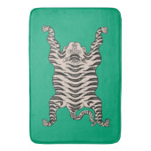Groene tijger badmat (Voorkant Verticaal)