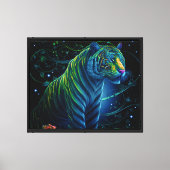 groene tijger canvas afdruk (Voorkant)