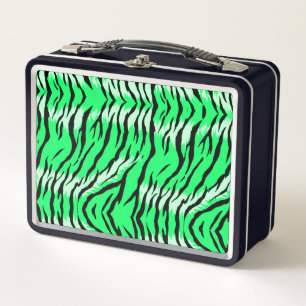 Groene Tijger Dier Huid Patroon Ontwerp