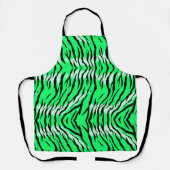 Groene Tijger Dier Huid Patroon Ontwerp Schort (Voorkant)