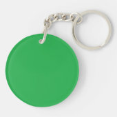 Groene Tijger Mascotte Motif School Afstuderen Gif Sleutelhanger (Achterkant)