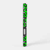 Groene tijger met roze iPhone 16 hoesje (Rechterkant)
