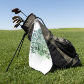 Groene Tint voor proefontwerp Golfhanddoek (Groen)