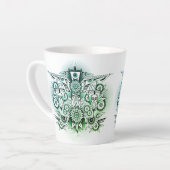 Groene Tint voor proefontwerp Latte Mok (Linkerhoek)