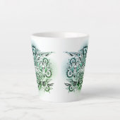 Groene Tint voor proefontwerp Latte Mok (Voorkant)
