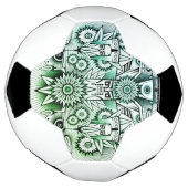 Groene Tint voor proefontwerp Voetbal (Gedraaid)