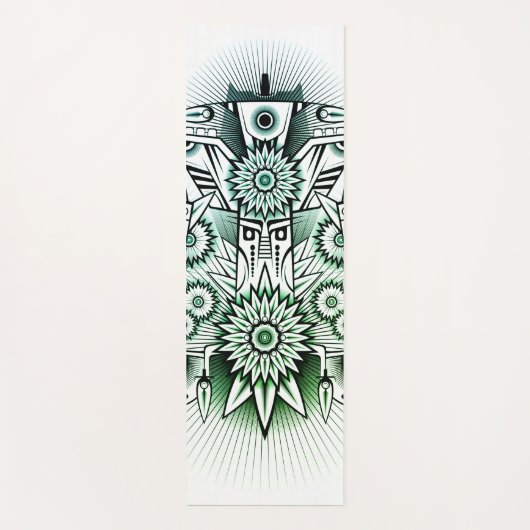 Groene Tint voor proefontwerp Yogamat (Voorkant)