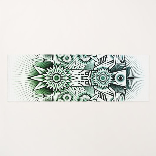 Groene Tint voor proefontwerp Yogamat (Voorkant (horizontaal))