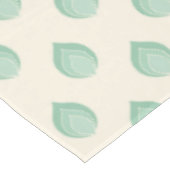 Groene tinten Abstracte bloemen Tafelkleed (Gekanteld)