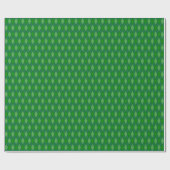 Groene Tinten Argyle Inpakpapier (Vlak)