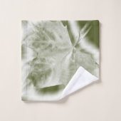 groene tinten bad handdoek (Wasdoekje)