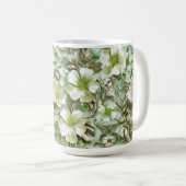 Groene tinten, Bloempatroon Koffiemok (Voorkant rechts)