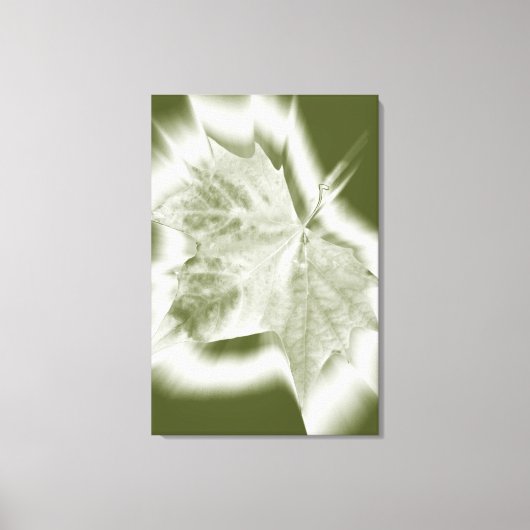 groene tinten canvas afdruk (Voorkant)