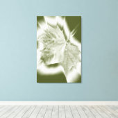 groene tinten canvas afdruk (Insitu (Houten vloer))