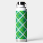 GROENE TINTEN IERSE RUIT PATROON WATERFLES (Achterkant)