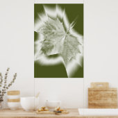 groene tinten poster (Keuken)