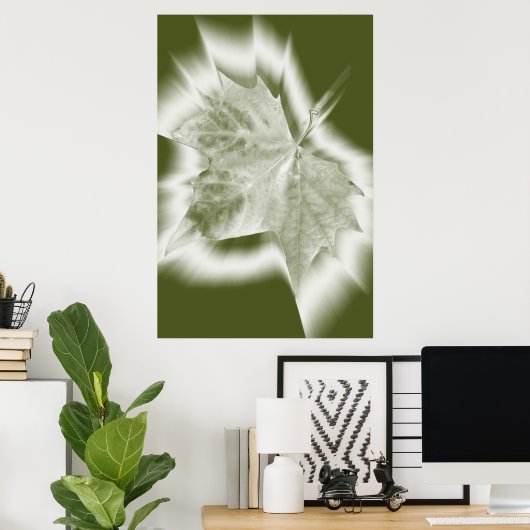 groene tinten poster (Thuiskantoor)
