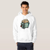 Groene Toaster Mannen Hoodie (Voorkant volledig)