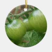 Groene tomaten - Aangepaste verjaardag Keramisch Ornament (Voorkant)