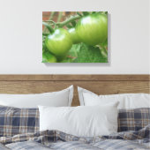 Groene Tomaten Canvasprint Canvas Afdruk (Insitu (Slaapkamer))