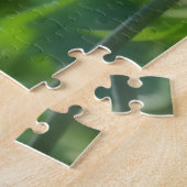 Groene tomaten met Natuur voor regendruppels Legpuzzel (Zijkant)