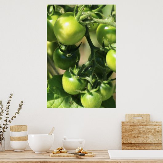 Groene tomaten poster (Keuken)