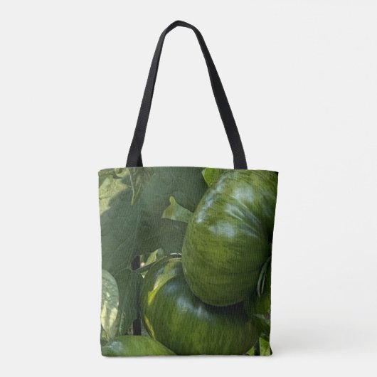 GROENE TOMATO VEGETABLE GROTE GIFT BAG TOTE BAG (Achterkant)