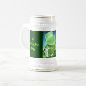 Groene Tophoed & Groen Bier - Bierpul (Voorkant links)