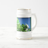 Groene Tophoed & Groen Bier - Bierpul (Voorkant rechts)