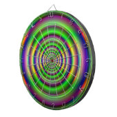 Groene Torus Tunnel Dartboard Dartbord (Voorkant Rechts)