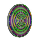 Groene Torus Tunnel Dartboard Dartbord (Voorkant Links)
