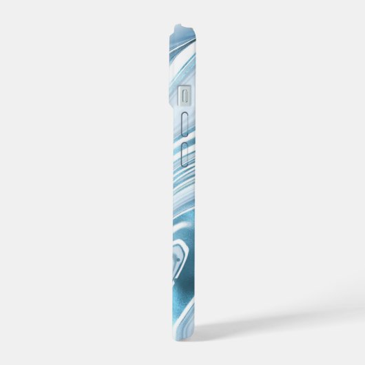 Groene Tosca Marmer  iPhone 15 Case (Linkerkant)