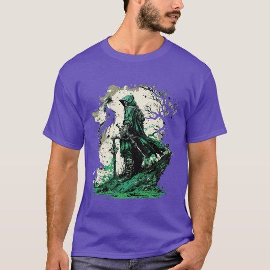 groene tovenaar vriend t-shirt (Voorkant)