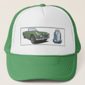 Groene TR4 Trucker Pet (Voorkant)