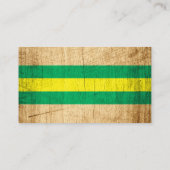 Groene Tractor Baby shower Luier Raffle Ticket Informatiekaartje (Achterkant)