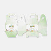 Groene tractor Boerderij Dieren Verjaardag Favor B Bedankdoosjes (Uitgevouwen)