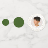 Groene Tractor 🚜 Boerderij Verjaardag Foto Decor Confetti (Achterkanten)