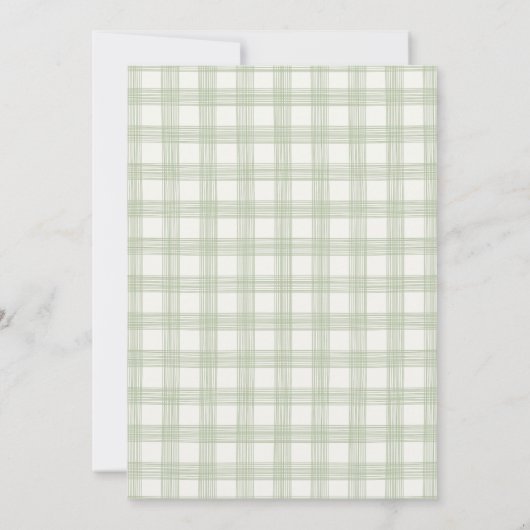 Groene tractor & boerderijdieren verjaardagsfeest kaart (Achterkant)