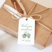 Groene Tractor Cadeaubijslage